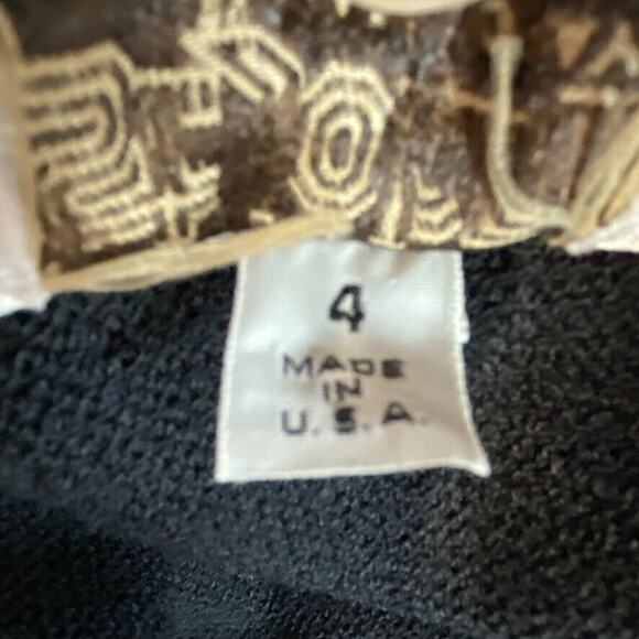 St John Dress Womens 4 Maria Gray Black Santana Knit Evening Formal Sexy - Picture 3 of 12